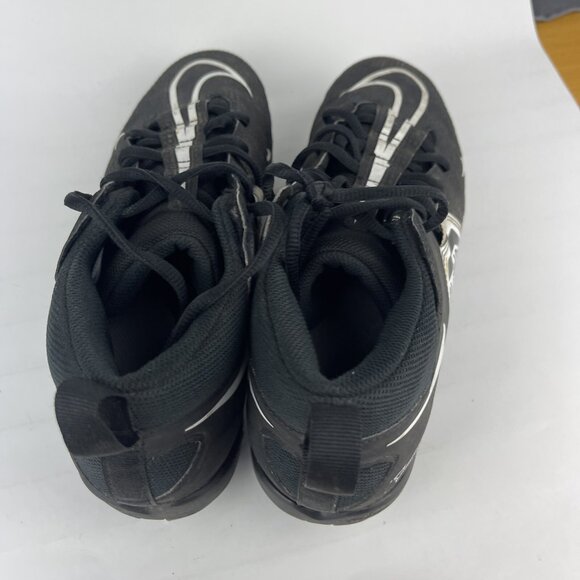 Nike Alpha Menace 3 CV0582-001 Mens Black White Football Cleats Size 8.5 - Picture 8 of 9